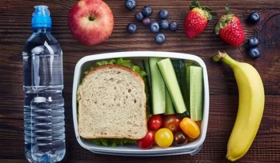 • “Greek yogurt with berries and granola for a healthy breakfast.” • “Meal planning tools like Mealime and Paprika.” • “A woman enjoying a nutritious smoothie on Monday morning.”