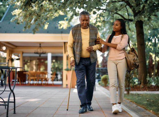 An infographic showing the benefits of walking exercises for stroke rehabilitation, including improved mobility, balance, and independence.